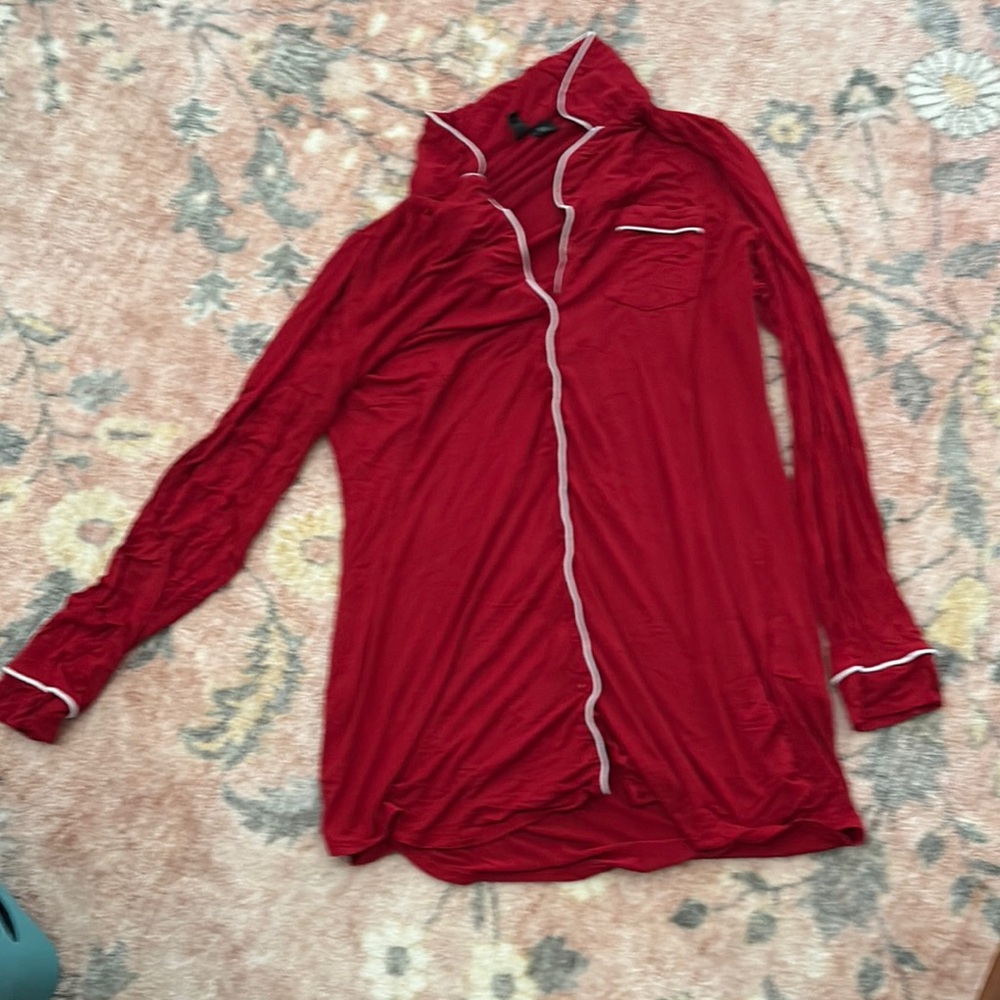 Red Women's Sleep Dress